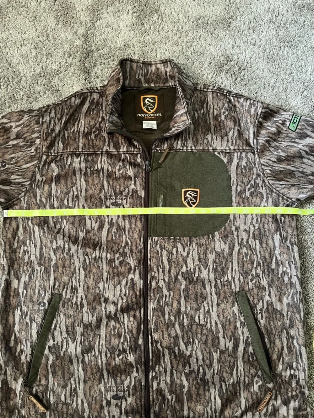 Drake Non Typical Silencer Full Zip Agion Jacket Bottomland Camo Size 2XL Men - Picture 4 of 6